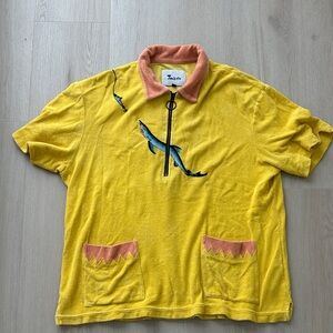 Tombolo Yellow Terrycloth Shirt